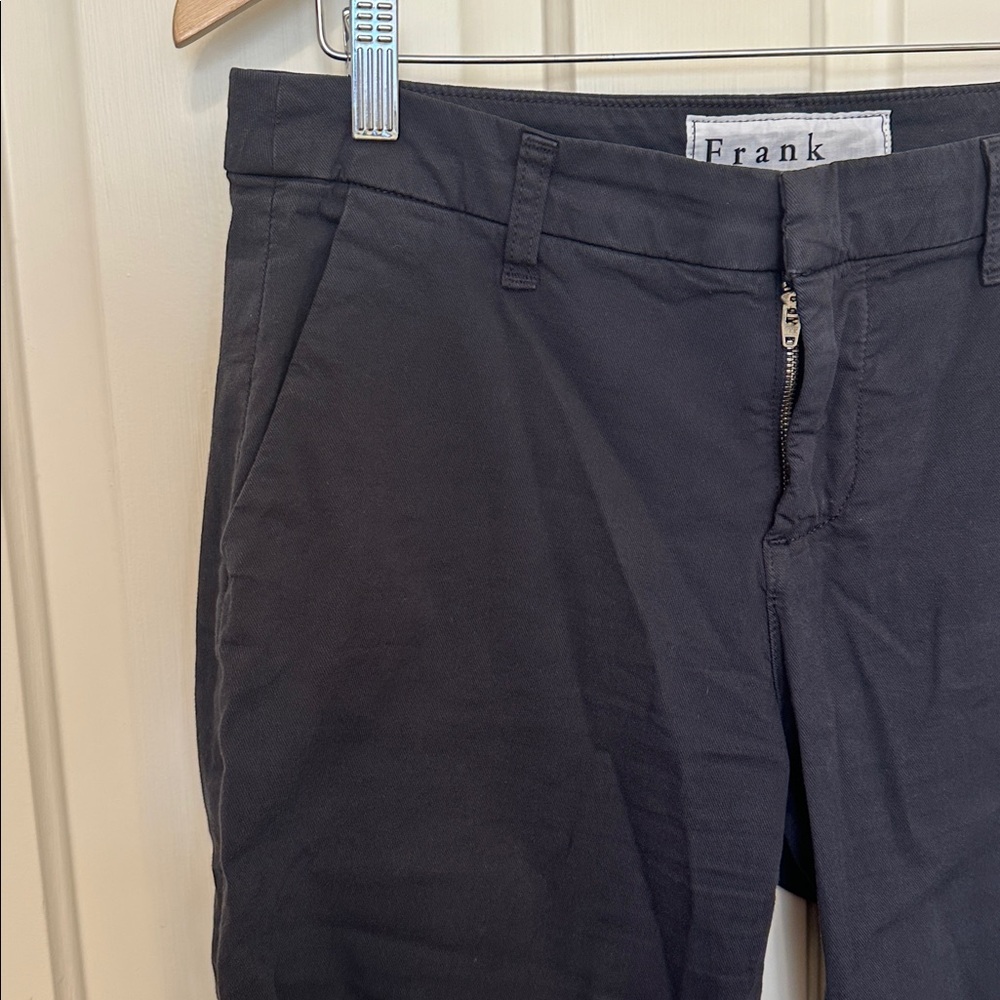 Frank & Eileen Wicklow Dusty Black Cropped Pants Size 6 - Picture 5 of 7